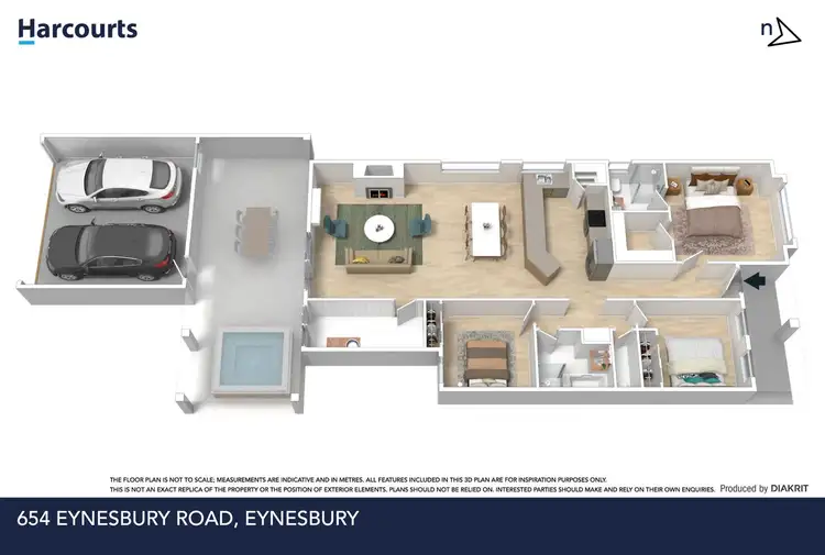 Floorplan of Homely house listing, 654 Eynesbury Road, Eynesbury VIC 3338