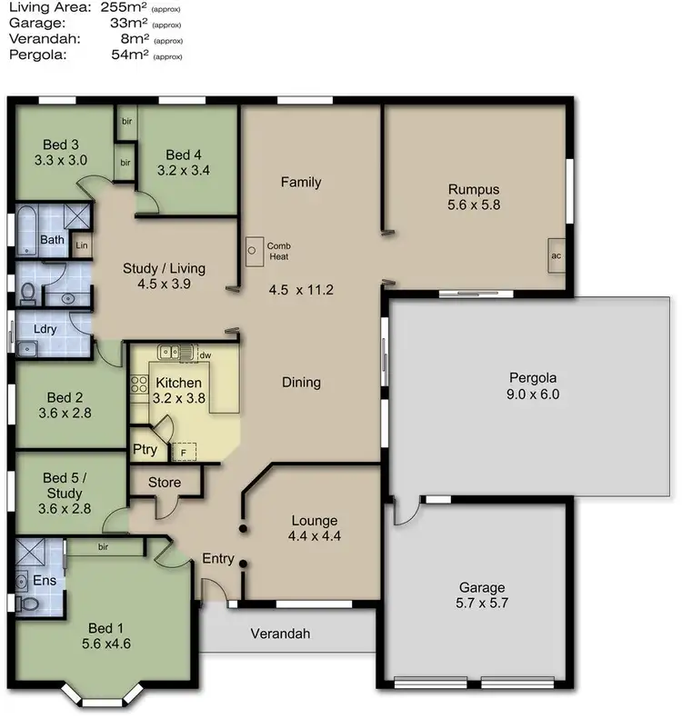 Floorplan of Homely house listing, 15 Claret Ash Drive, Mount Barker SA 5251