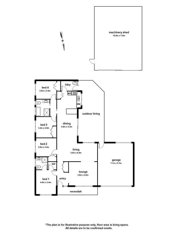 Floorplan of Homely house listing, 4 Gavinton Place, Berwick VIC 3806