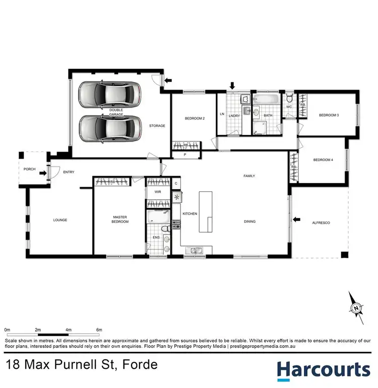 Floorplan of Homely house listing, 18 Max Purnell Street, Forde ACT 2914