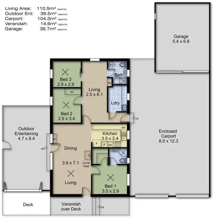 Floorplan of Homely house listing, 16 Alberg Avenue, Mount Barker SA 5251