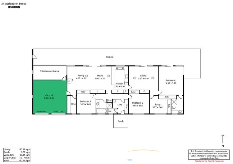 Floorplan of Homely house listing, 34 Washington Road, Riverton SA 5412