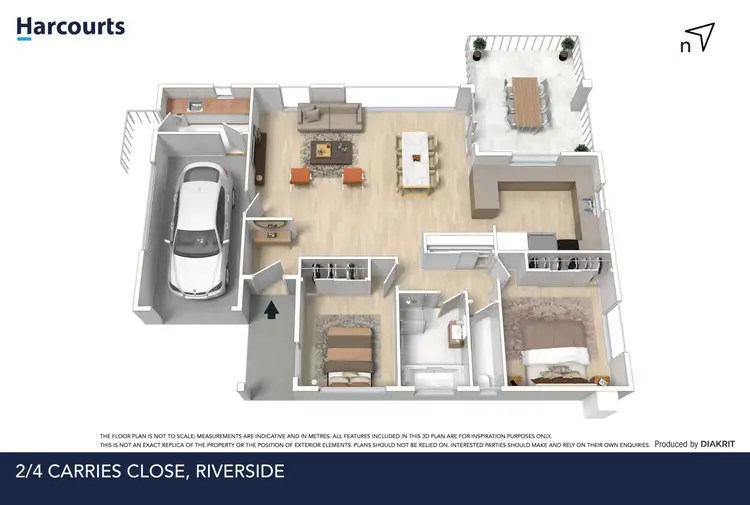Floorplan of Homely townhouse listing, 2/4 Carries Close, Riverside TAS 7250