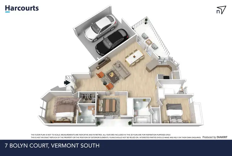 Floorplan of Homely house listing, 7 Bolyn Court, Vermont South VIC 3133