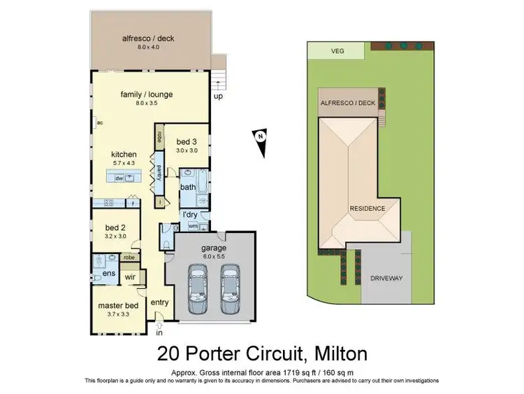 Floorplan of Homely house listing, 20 Porter Circuit, Milton NSW 2538