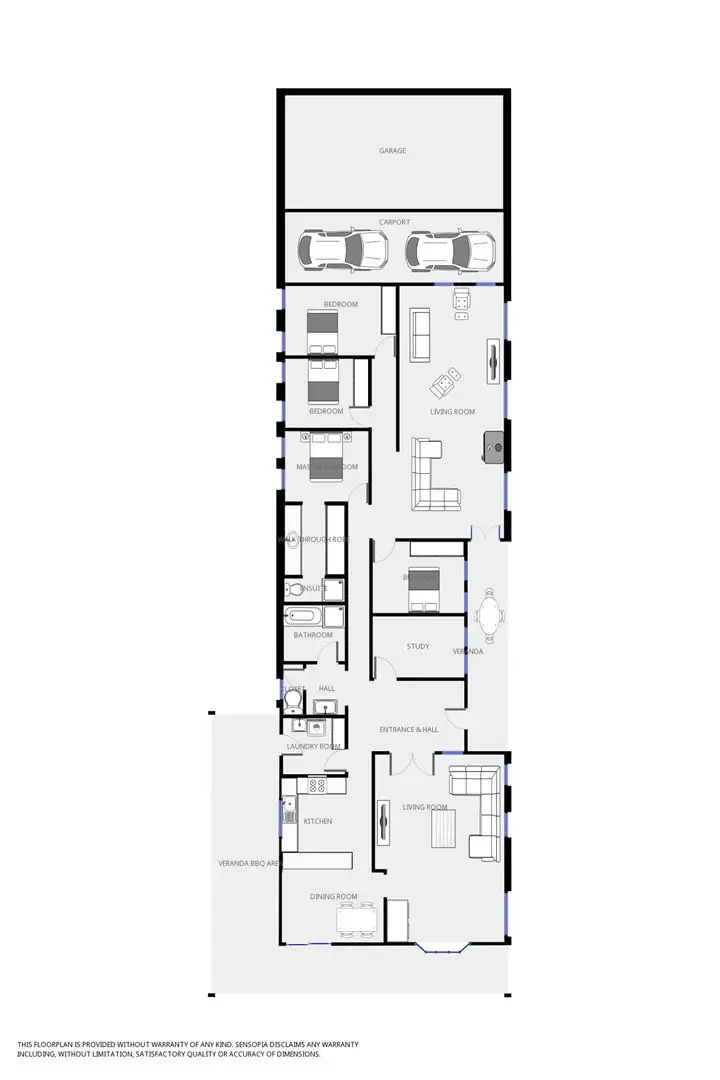 Floorplan of Homely rural property listing, 5 Earles Road, Illawarra, Stawell VIC 3380