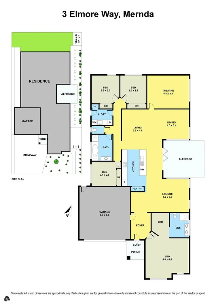 Floorplan of Homely house listing, 3 Elmore Way, Mernda VIC 3754