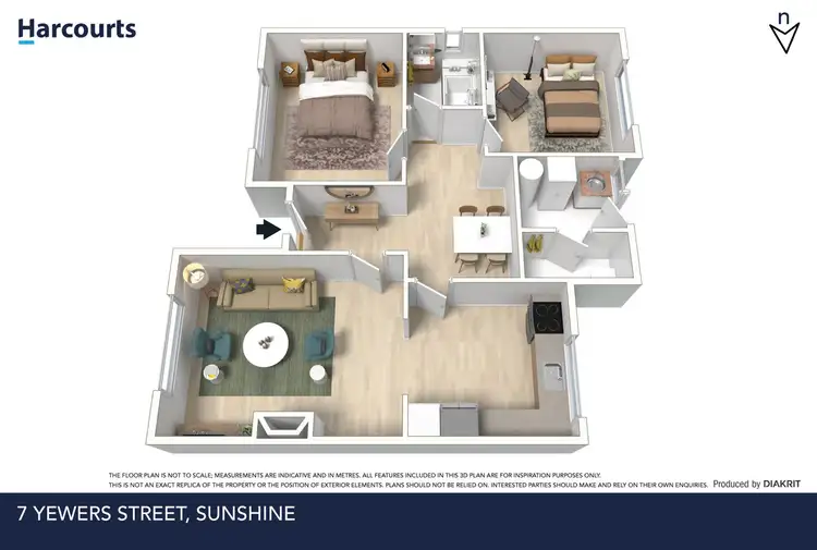 Floorplan of Homely house listing, 7 Yewers Street, Sunshine VIC 3020