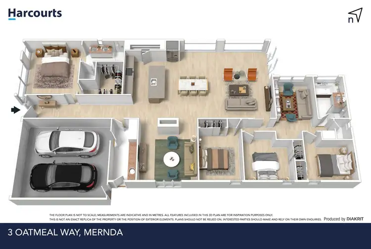 Floorplan of Homely house listing, 3 Oatmeal Way, Mernda VIC 3754