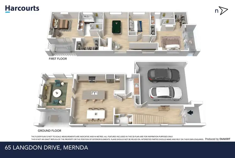 Floorplan of Homely house listing, 65 Langdon Drive, Mernda VIC 3754