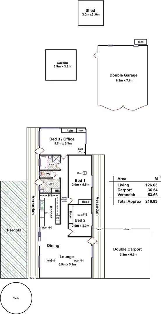 Floorplan of Homely house listing, 19 Panter Street, Willaston SA 5118