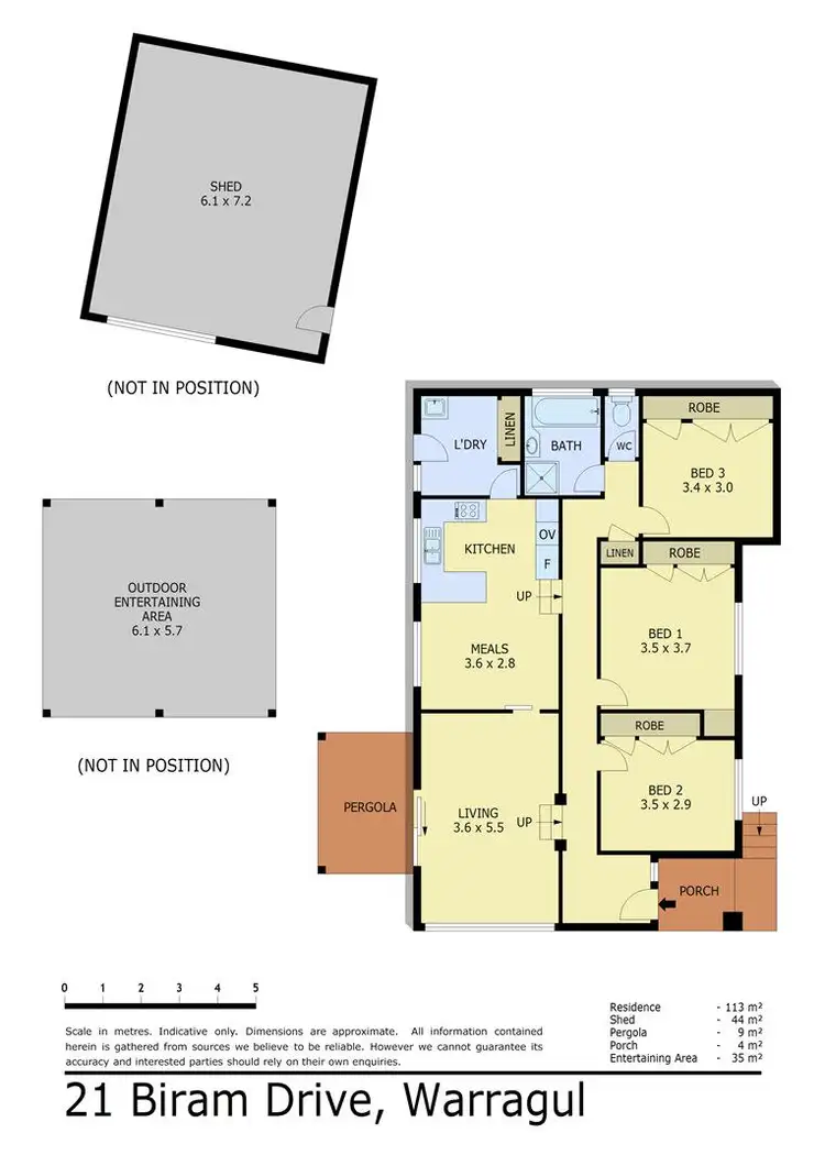 Floorplan of Homely house listing, 21 Biram Drive, Warragul VIC 3820