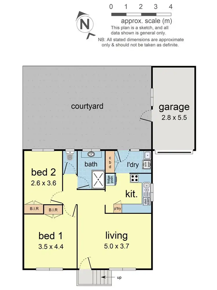 Floorplan of Homely unit listing, 1/77 Greenhill Road, Bayswater North VIC 3153