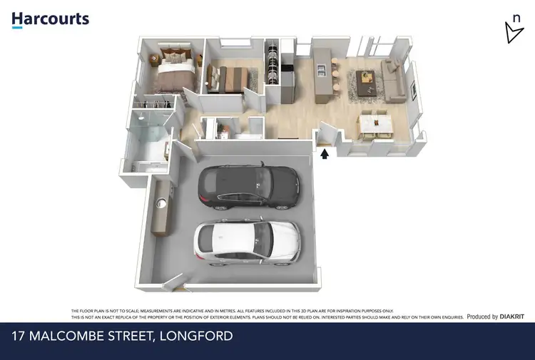 Floorplan of Homely unit listing, 17 Malcombe Street, Longford TAS 7301