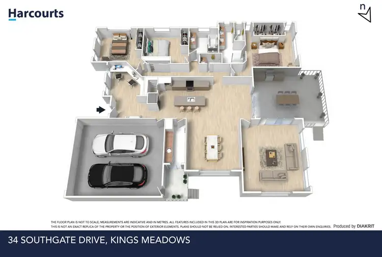 Floorplan of Homely house listing, 34 Southgate Drive, Kings Meadows TAS 7249