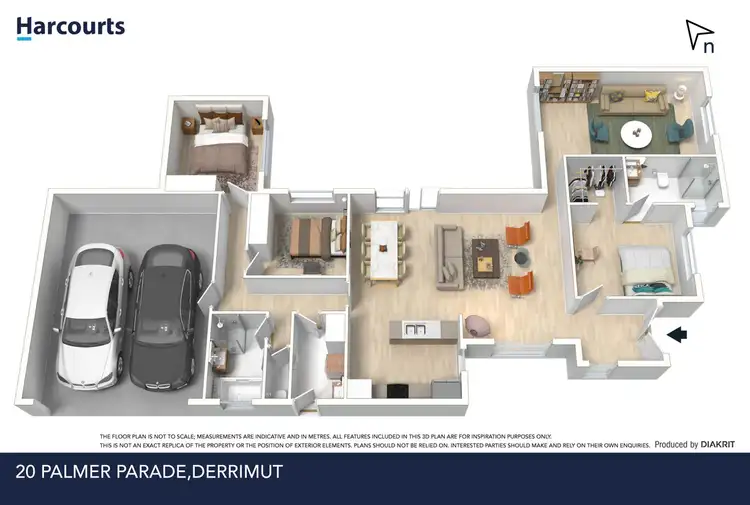 Floorplan of Homely house listing, 20 Palmer Parade, Derrimut VIC 3030