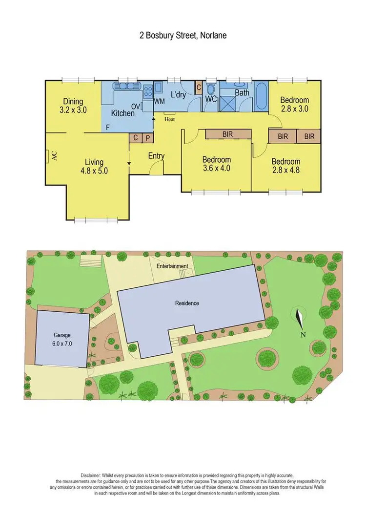 Floorplan of Homely house listing, 2 Bosbury Street, Norlane VIC 3214