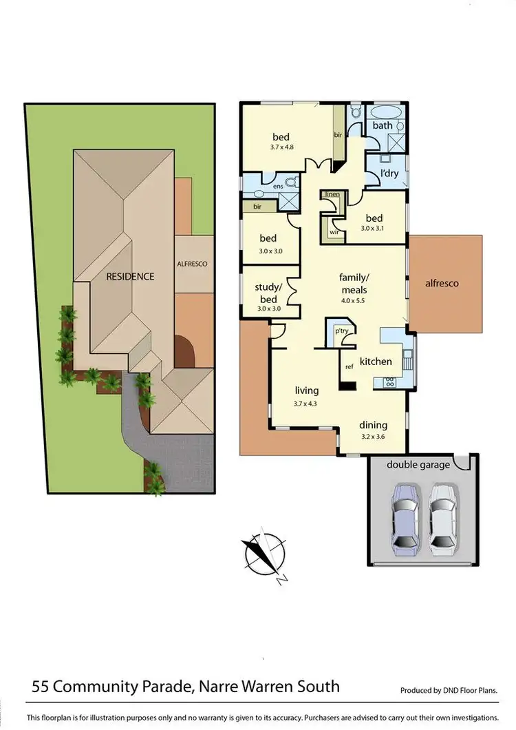 Floorplan of Homely house listing, 55 Community Parade, Narre Warren South VIC 3805