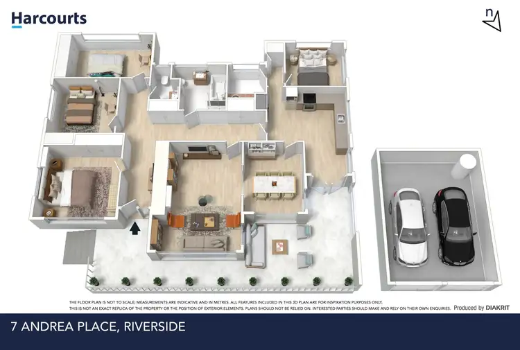 Floorplan of Homely house listing, 7 Andrea Place, Riverside TAS 7250