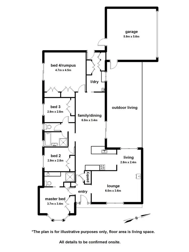 Floorplan of Homely house listing, 11 County Drive, Berwick VIC 3806