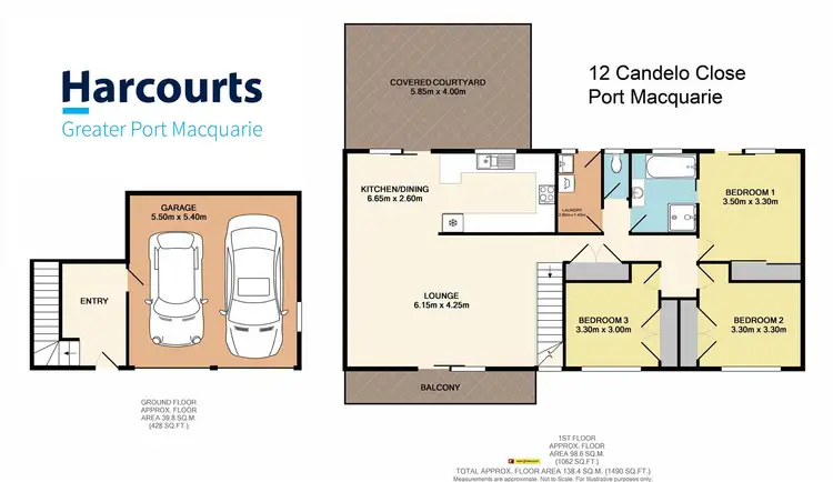 Floorplan of Homely house listing, 12 Candelo Close, Port Macquarie NSW 2444