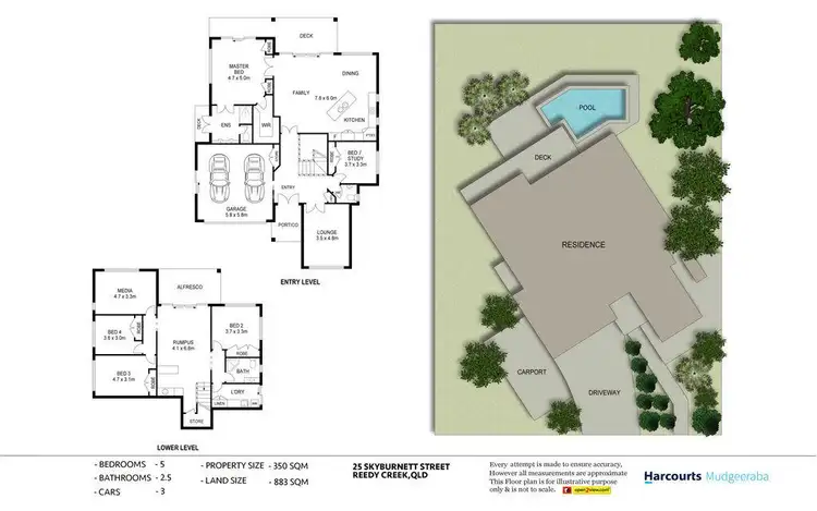 Floorplan of Homely house listing, 25 Skyburnett Street, Reedy Creek QLD 4227