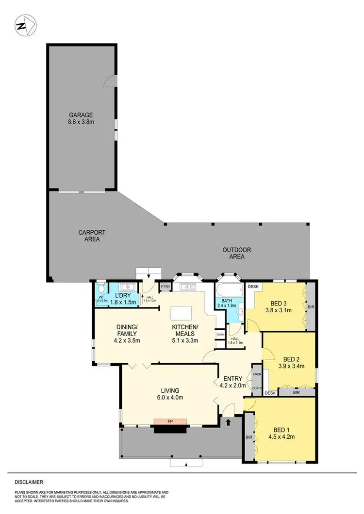 Floorplan of Homely house listing, 15 Grandview Grove, Wendouree VIC 3355