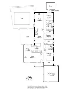 Floorplan of Homely house listing, 5 Rochelle Court, Wantirna South VIC 3152