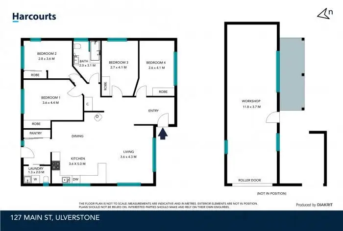Floorplan of Homely house listing, 127 Main Street, Ulverstone TAS 7315