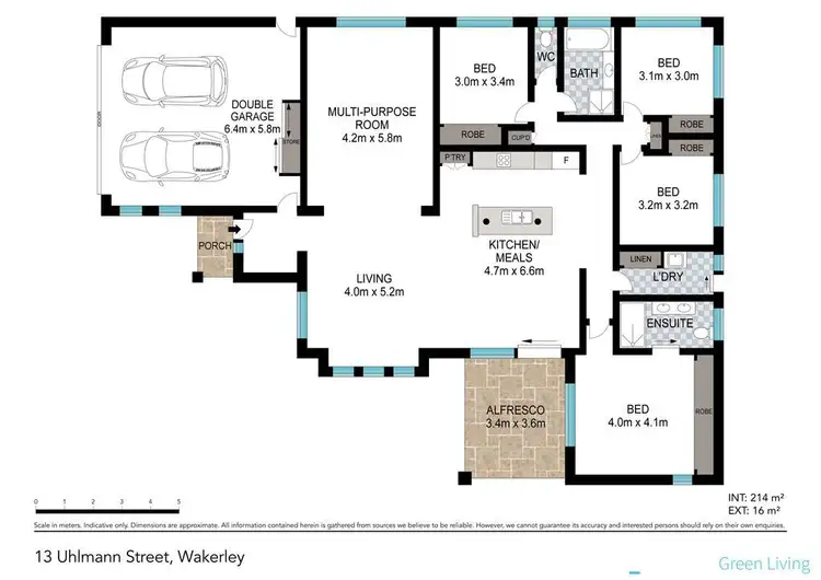 Floorplan of Homely house listing, 13 Uhlmann Street, Wakerley QLD 4154