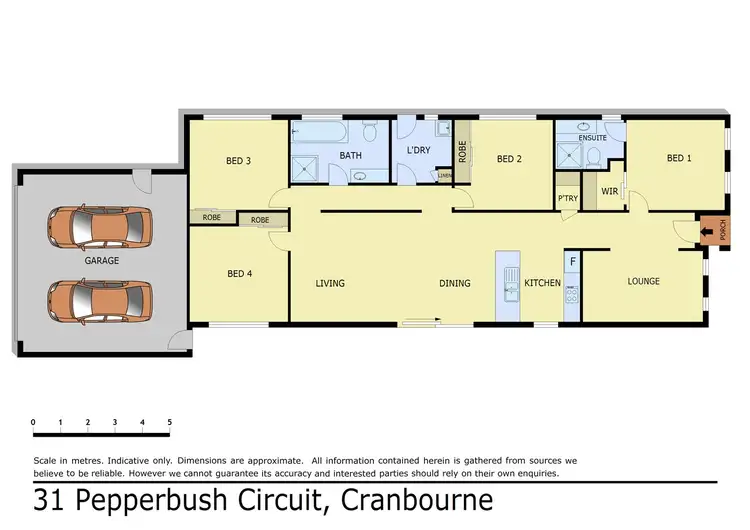 Floorplan of Homely house listing, 31 Pepperbush Circuit, Cranbourne VIC 3977