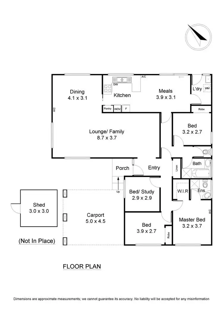 Floorplan of Homely house listing, 11 Mannix Square, Wantirna VIC 3152