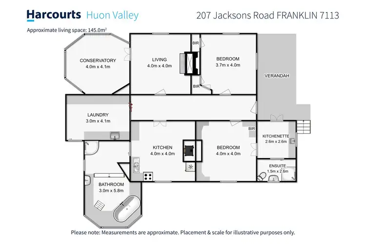 Floorplan of Homely house listing, 207 Jacksons Road, Franklin TAS 7113
