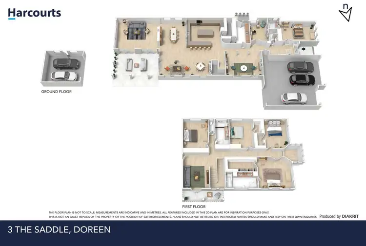 Floorplan of Homely house listing, 3 The Saddle, Doreen VIC 3754