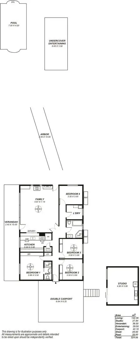 Floorplan of Homely house listing, 11 Hogan Rd, Nairne SA 5252