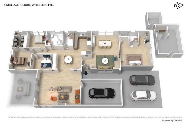 Floorplan of Homely house listing, 4 Maldon Court, Wheelers Hill VIC 3150