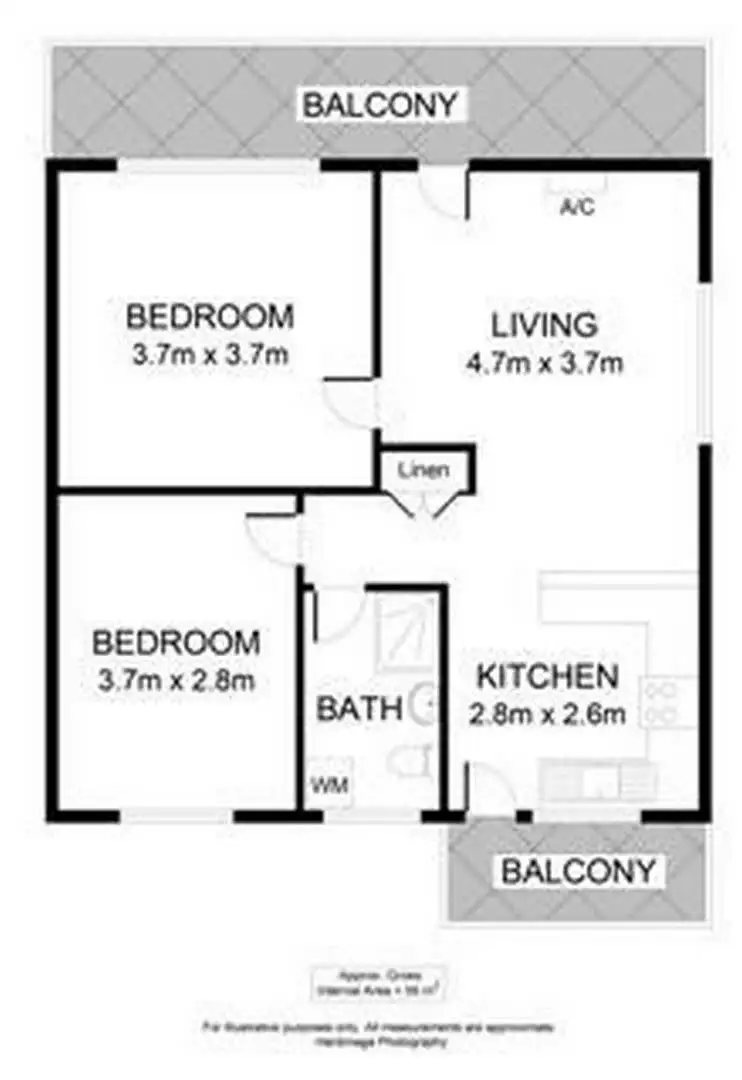 Floorplan of Homely unit listing, U6/4 Rowland Road, Magill SA 5072