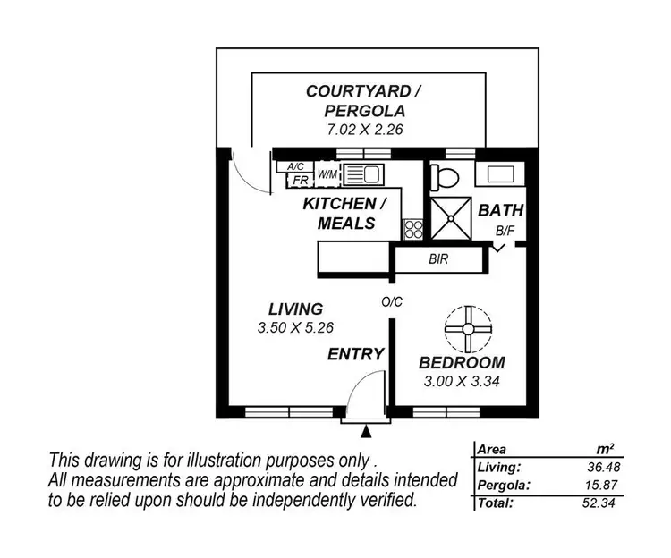 Floorplan of Homely unit listing, U4/2 Atkell Avenue, Campbelltown SA 5074