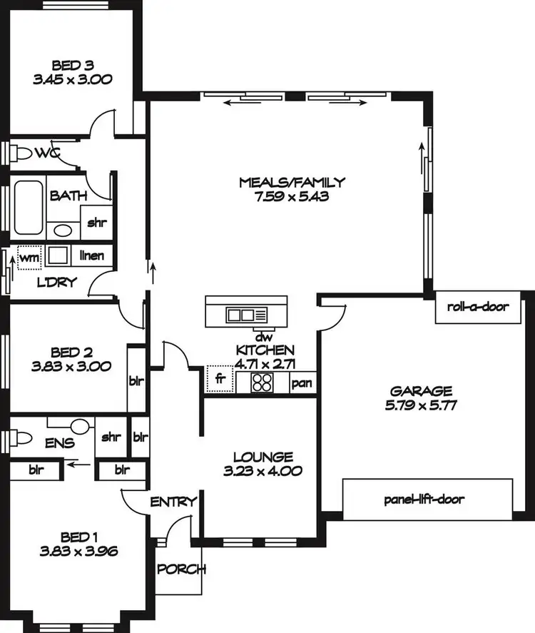 Floorplan of Homely house listing, 144 Yarrabee Road, Greenhill SA 5140