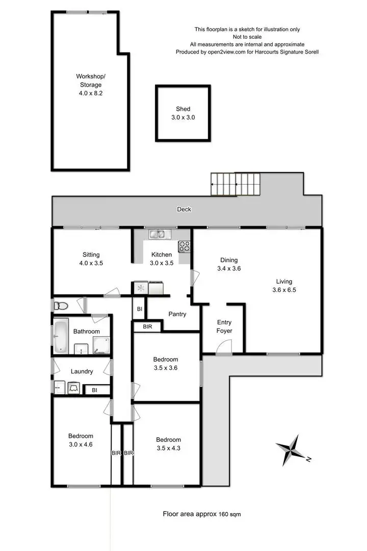 Floorplan of Homely house listing, 38 Brady Street, Midway Point TAS 7171