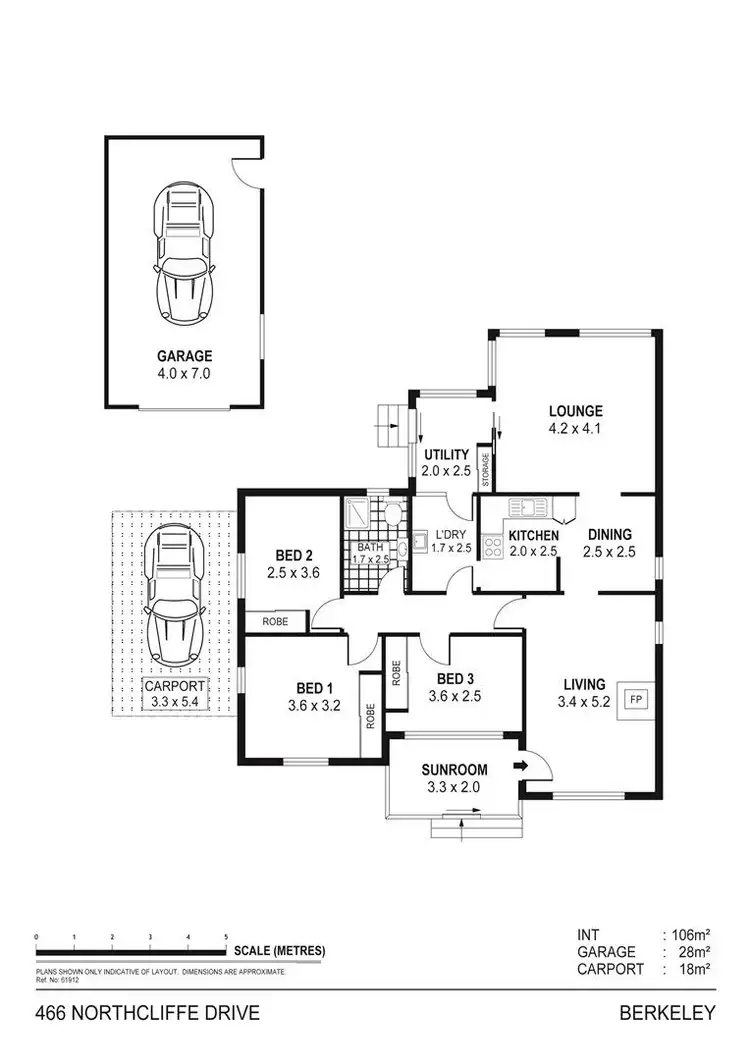 Floorplan of Homely house listing, 466 Northcliffe Drive, Berkeley NSW 2506