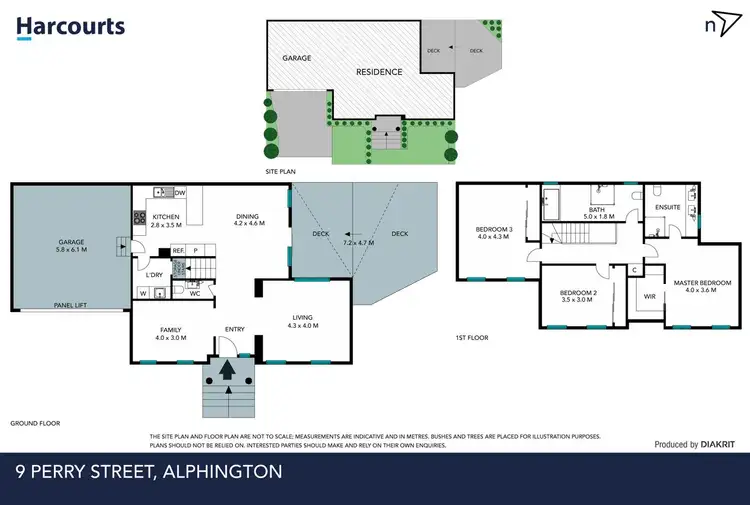 Floorplan of Homely house listing, 9 Perry Street, Alphington VIC 3078