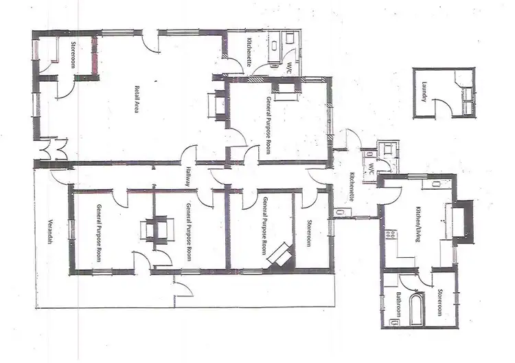 Floorplan of Homely house listing, 44 Cecilia Street, St Helens TAS 7216
