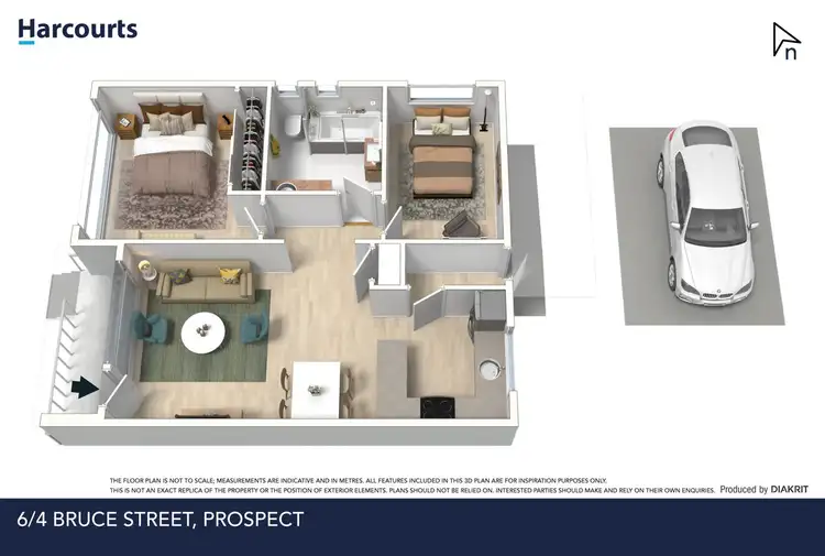 Floorplan of Homely unit listing, 6/4 Bruce Street, Prospect TAS 7250
