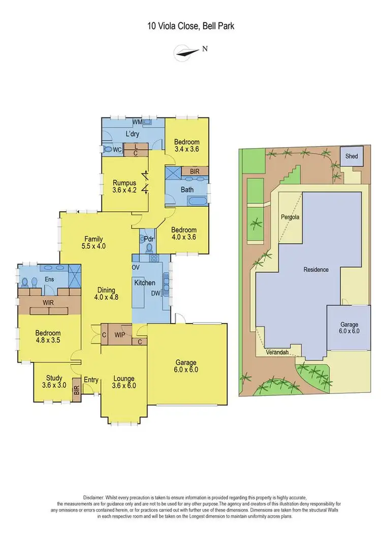 Floorplan of Homely house listing, 10 Viola Close, Bell Park VIC 3215
