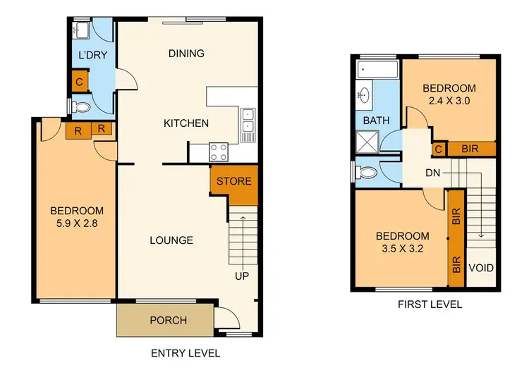 Floorplan of Homely house listing, 2/2A Douglas Street, Boronia VIC 3155