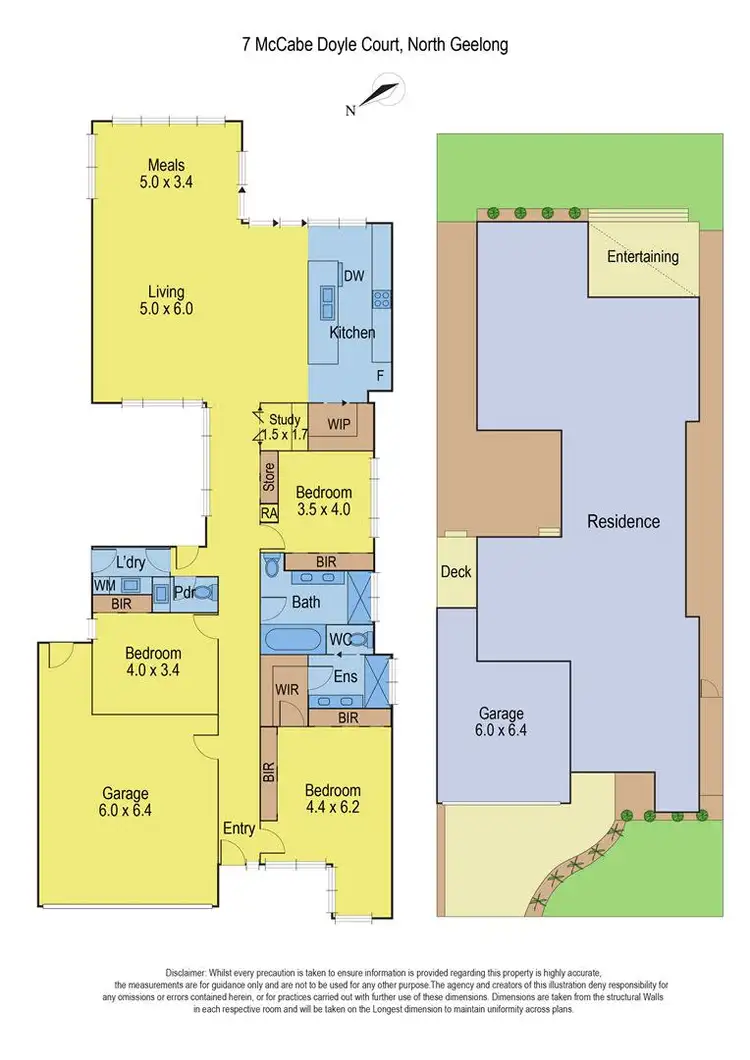 Floorplan of Homely house listing, 7 McCabe Doyle Court, North Geelong VIC 3215