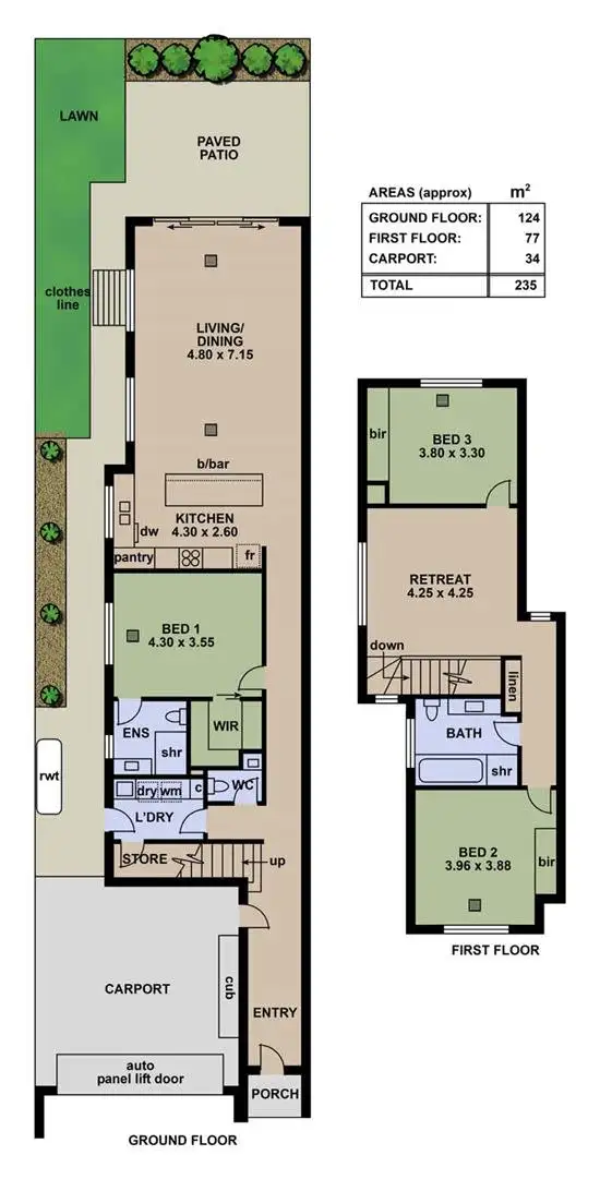 Floorplan of Homely house listing, 22B Kent Avenue, Warradale SA 5046