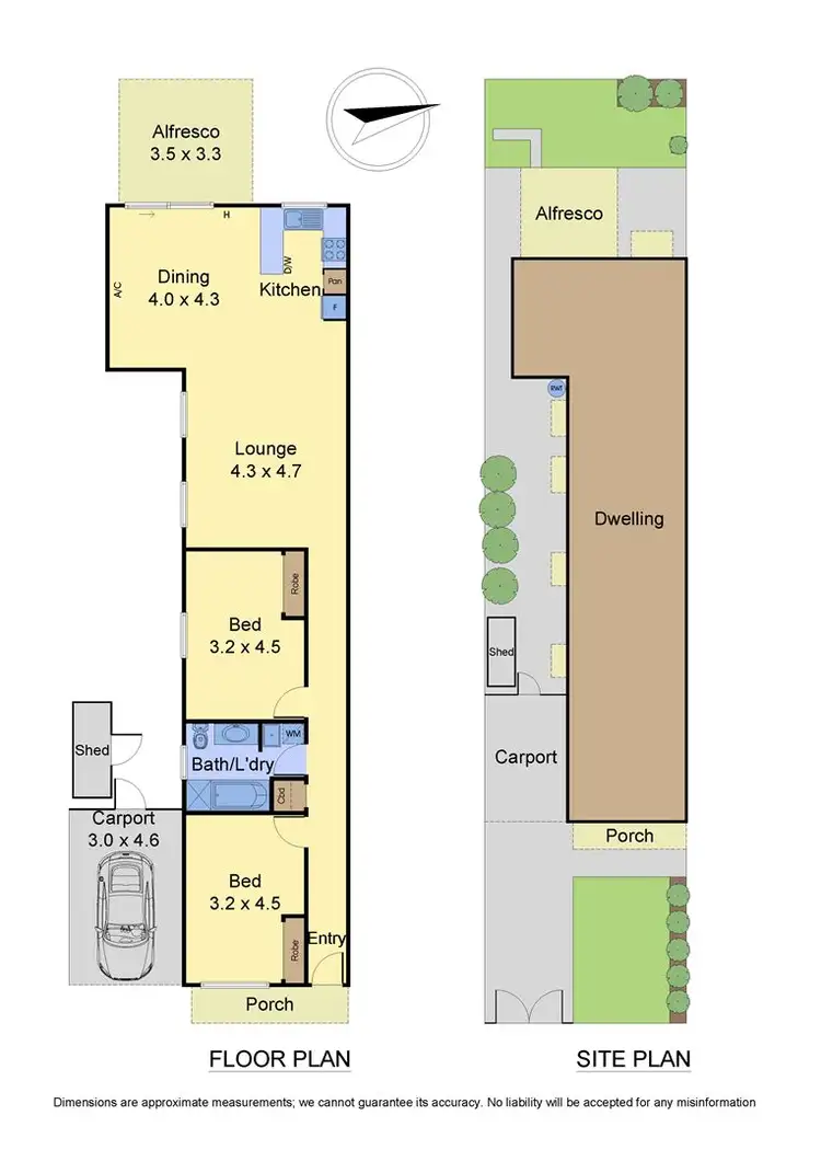 Floorplan of Homely unit listing, 1/2D Charnfield Crescent, Noble Park VIC 3174