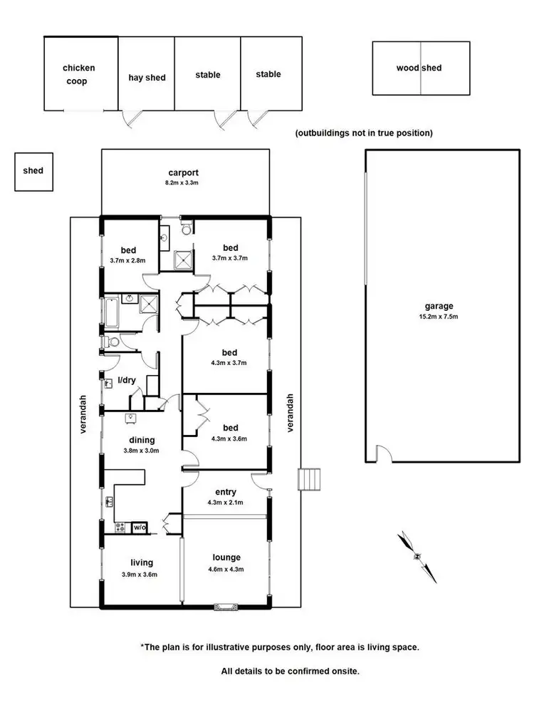 Floorplan of Homely house listing, 220 Old Gembrook Road, Pakenham Upper VIC 3810